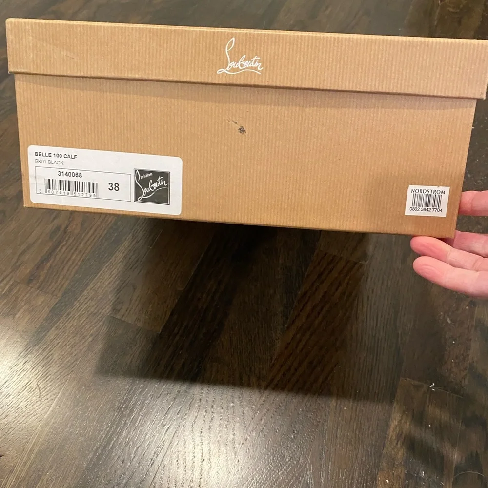 Christian Louboutin Belle100 black bootie size 38 - Picture 2 of 9